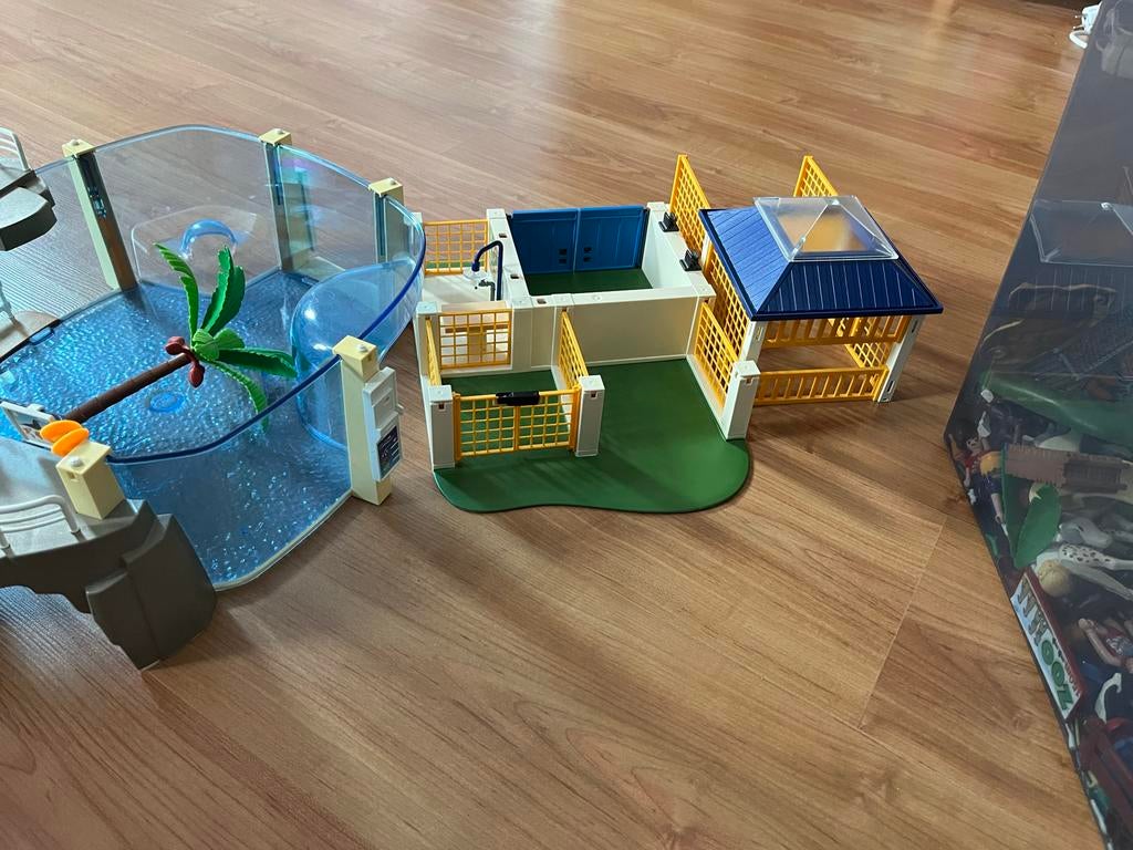 Grote Playmobil set: Paarden, delen dierentuin, enz, Ophalen, Gebruikt, Los playmobil