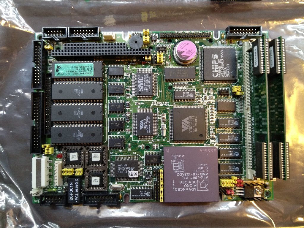 Retro Advantech PCM-4862 pc-104 SBC 486 mainboard, Computers en Software, Ophalen of Verzenden