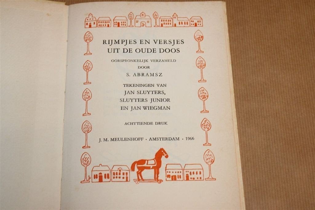 Rijmpjes uit de Oude Doos — Sluijters, Vintage Boek 1966, Verzenden, Gelezen