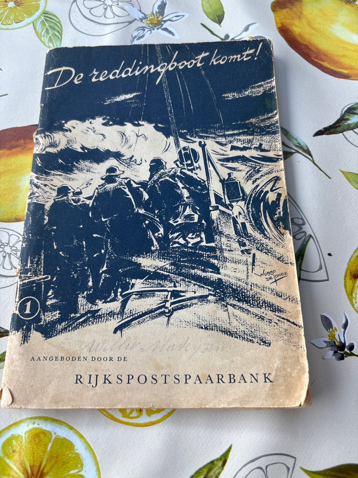 De Reddingboot Komt! - Rijkspostspaarbank (1940s), Ophalen of Verzenden, Gelezen