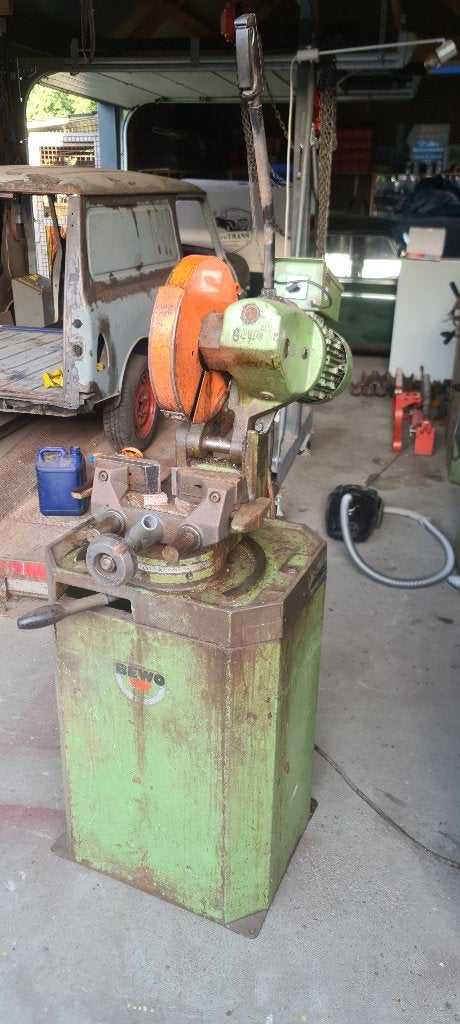 Bewo cpo 315 lt afkortzaag, Doe-het-zelf en Verbouw, Ophalen, Gebruikt, 70 mm of meer, Bewo