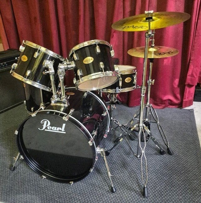 Compleet Pearl drumstel 18", Muziek en Instrumenten, Ophalen, Pearl