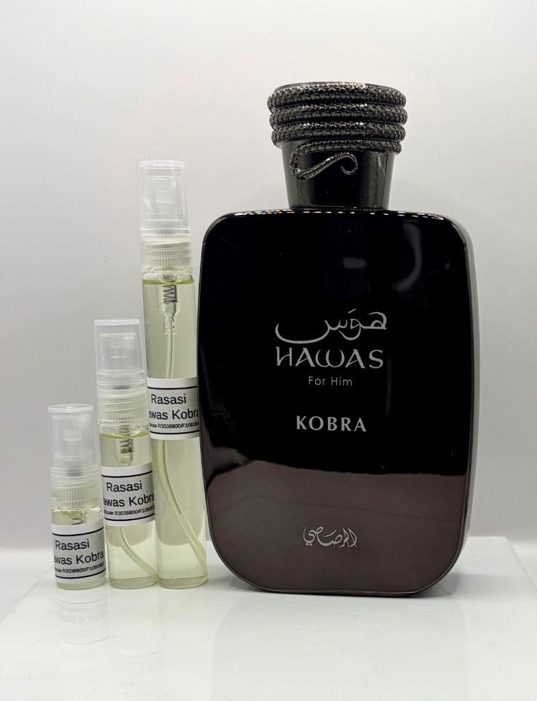 Rasasi - Hawas Kobra parfum sample | decant 2ml-5ml-10ml, Verzenden, Nieuw