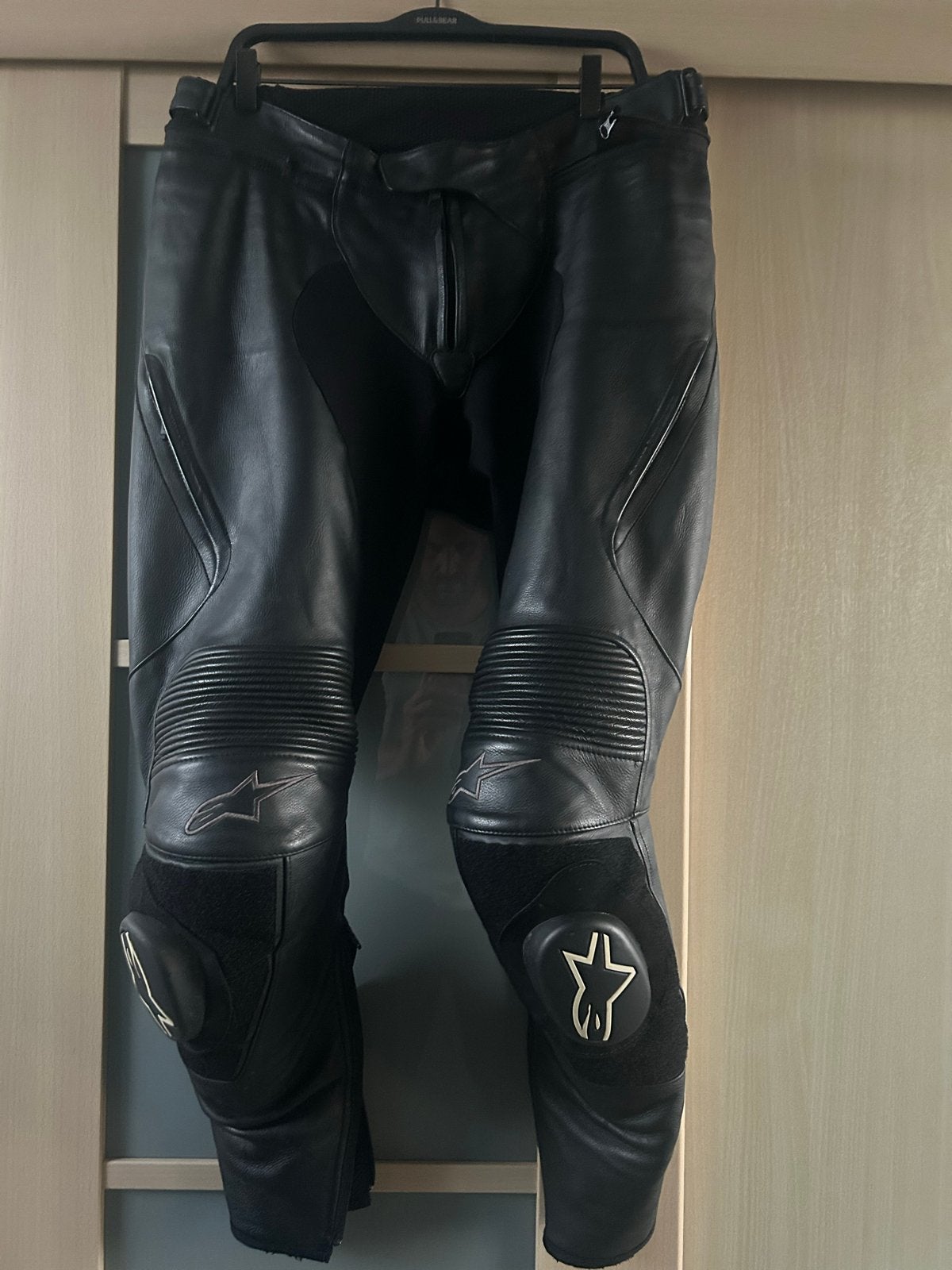 Alpinestars leren motorbroek, maat 52, Motoren, Ophalen of Verzenden, Tweedehands, Heren, Broek | leer