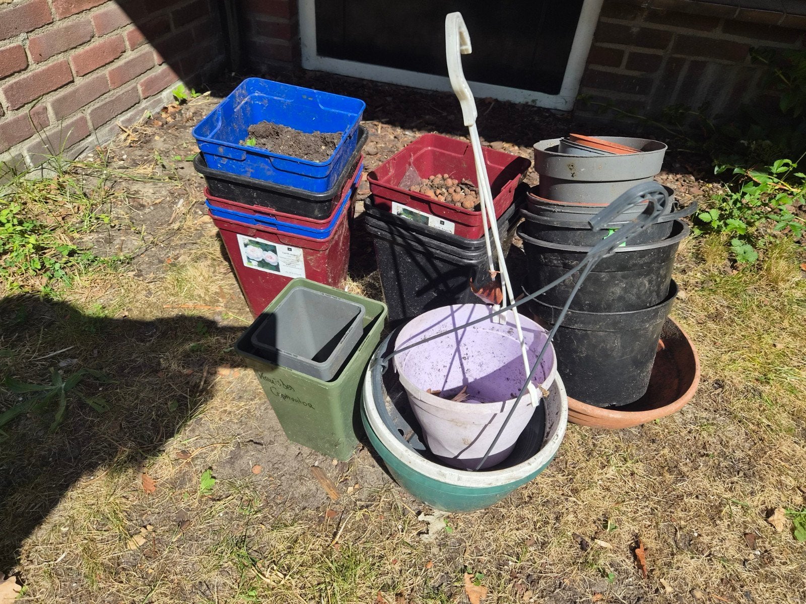 Bloempotten plastic, Ophalen, Kunststof, Rond, Balkon