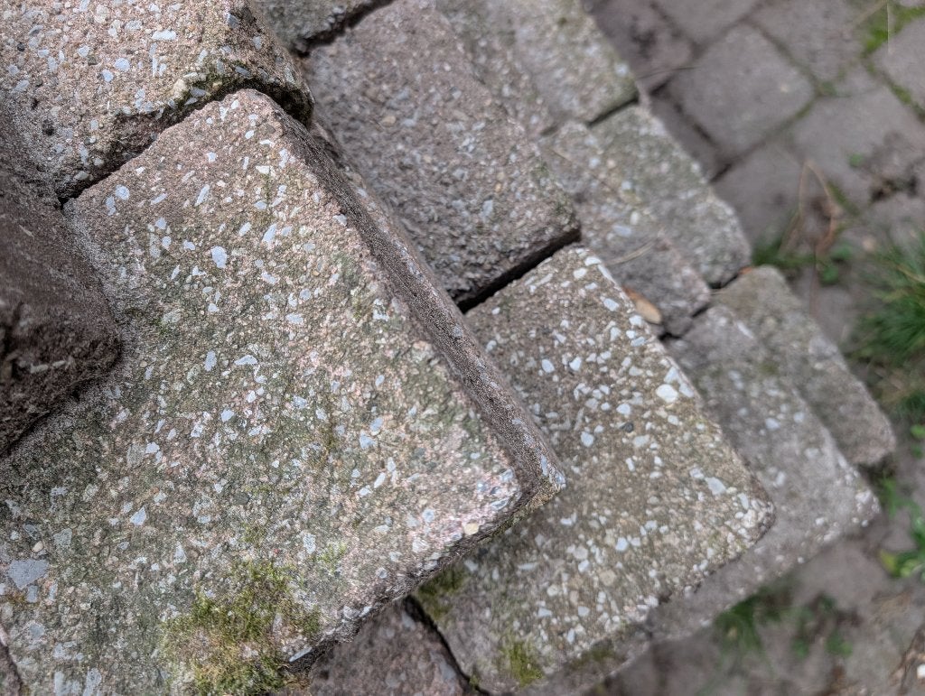 Stenen (terras, tuinpad), Tuin en Terras, Ophalen, Gebruikt, Klinkers, 5 tot 10 m²
