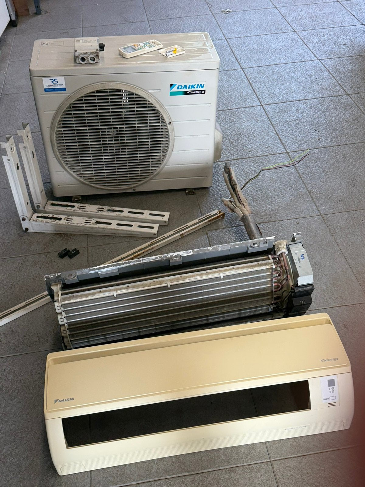 Daikin airco, airconditioning, airco, Witgoed en Apparatuur, Ophalen, 3 snelheden of meer, Zo goed als nieuw, 100 m³ of groter