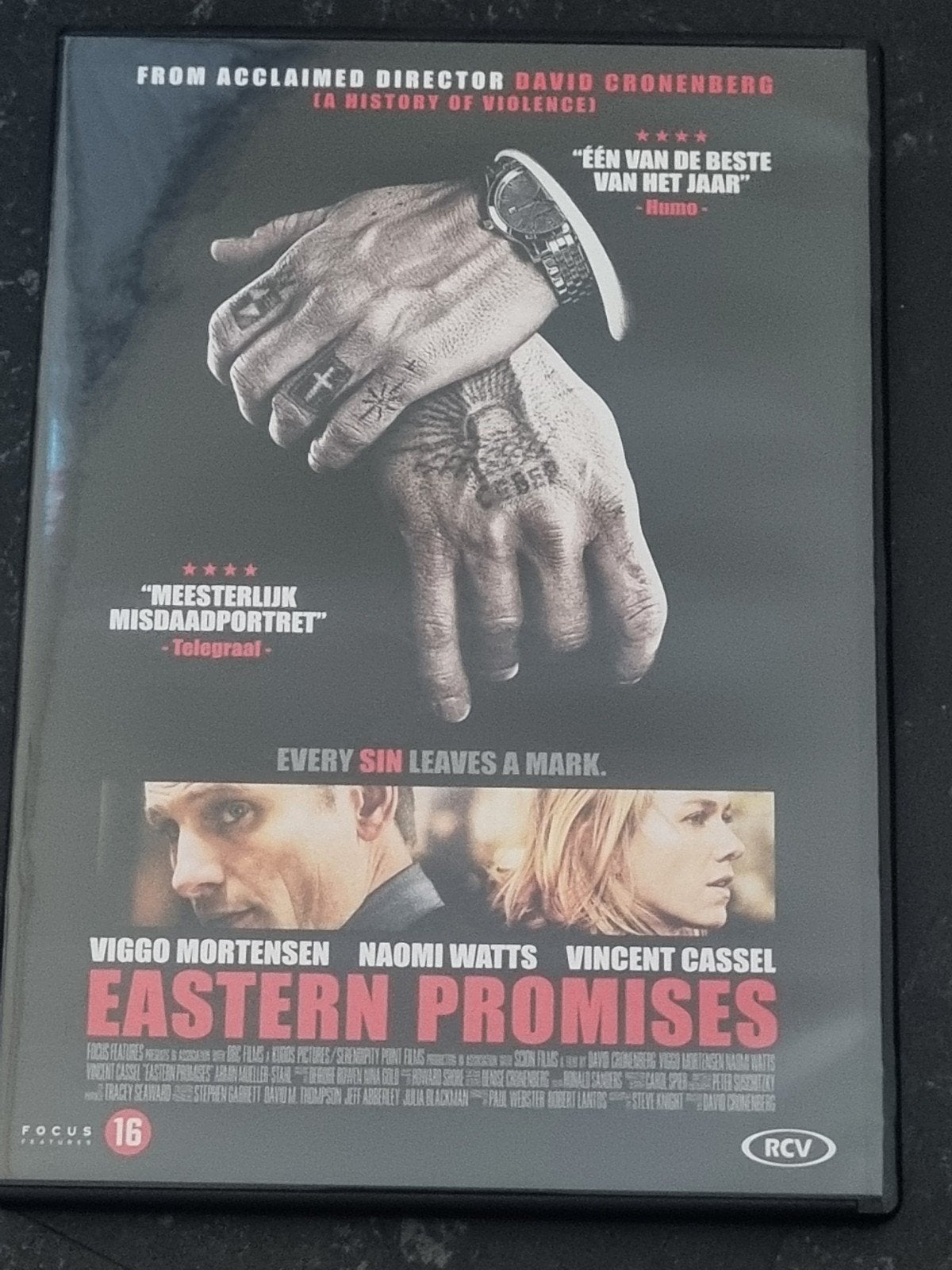 Eastern Promises DVD - Misdaadthriller van David Cronenberg, Maffia en Misdaad, Engels, Vanaf 16 jaar, Nederlands