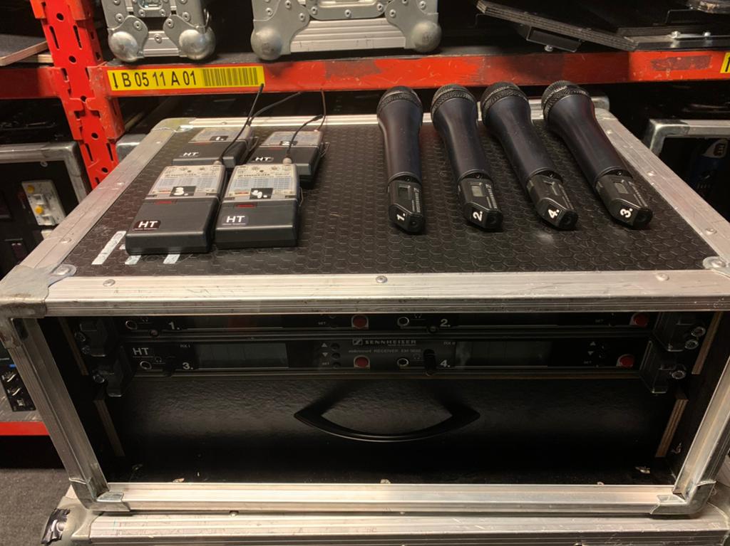 Sennheiser EM3032 SKM3072 SK50 draadloze microfoons, Ophalen of Verzenden, Gebruikt, Zangmicrofoon