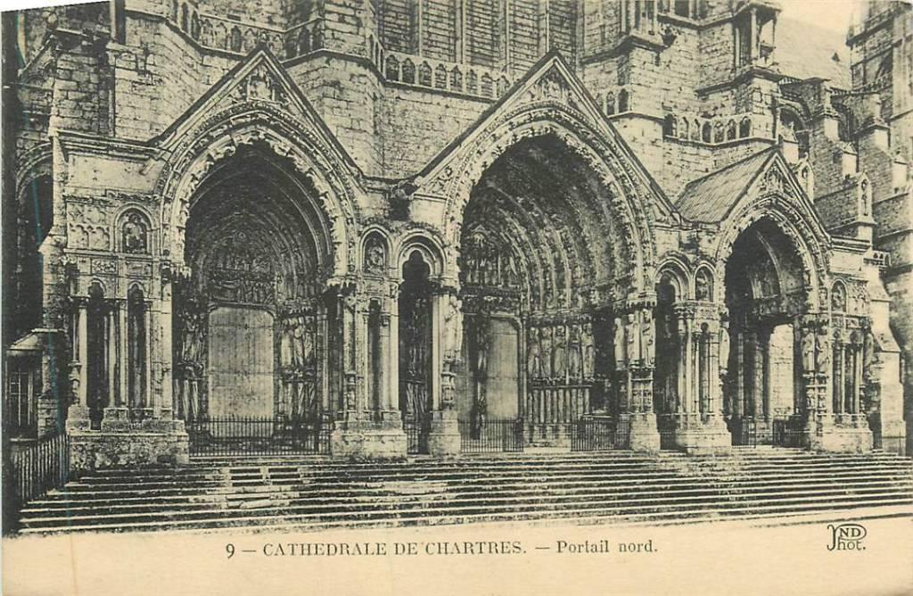 381-275-011 Cathedrale de Chartres, Verzenden, Voor 1920, Frankrijk