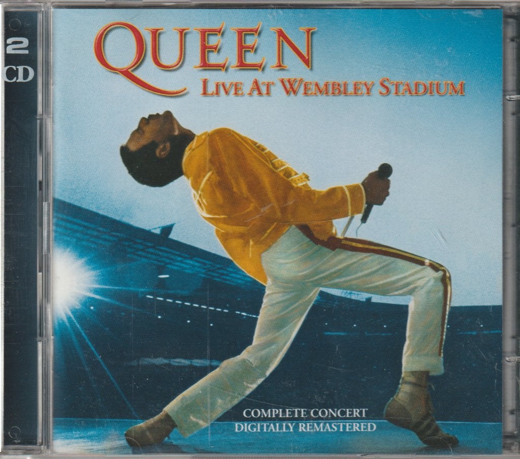 Queen - Live at Wembley Stadium....2CD, Gebruikt, Ophalen of Verzenden, Live-album, Poprock