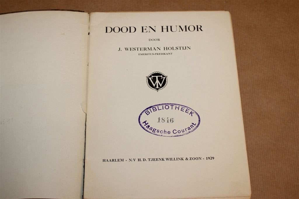 Dood en Humor — Antiek Boek over Dodendansen 1929, Boeken, Ophalen of Verzenden, Gelezen, Europa