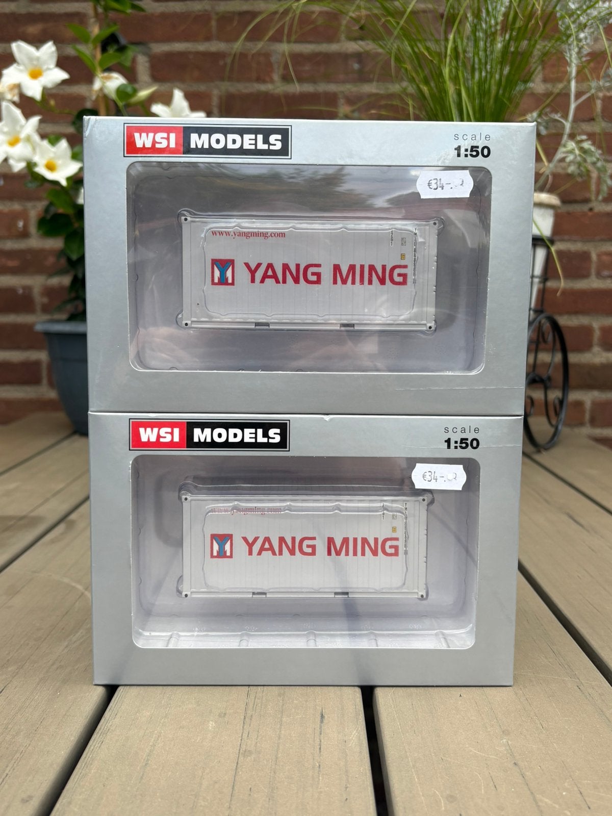 WSI Premium line 20ft. container  Firma: Yang Ming, Ophalen of Verzenden, Nieuw, Bus of Vrachtwagen, Wsi