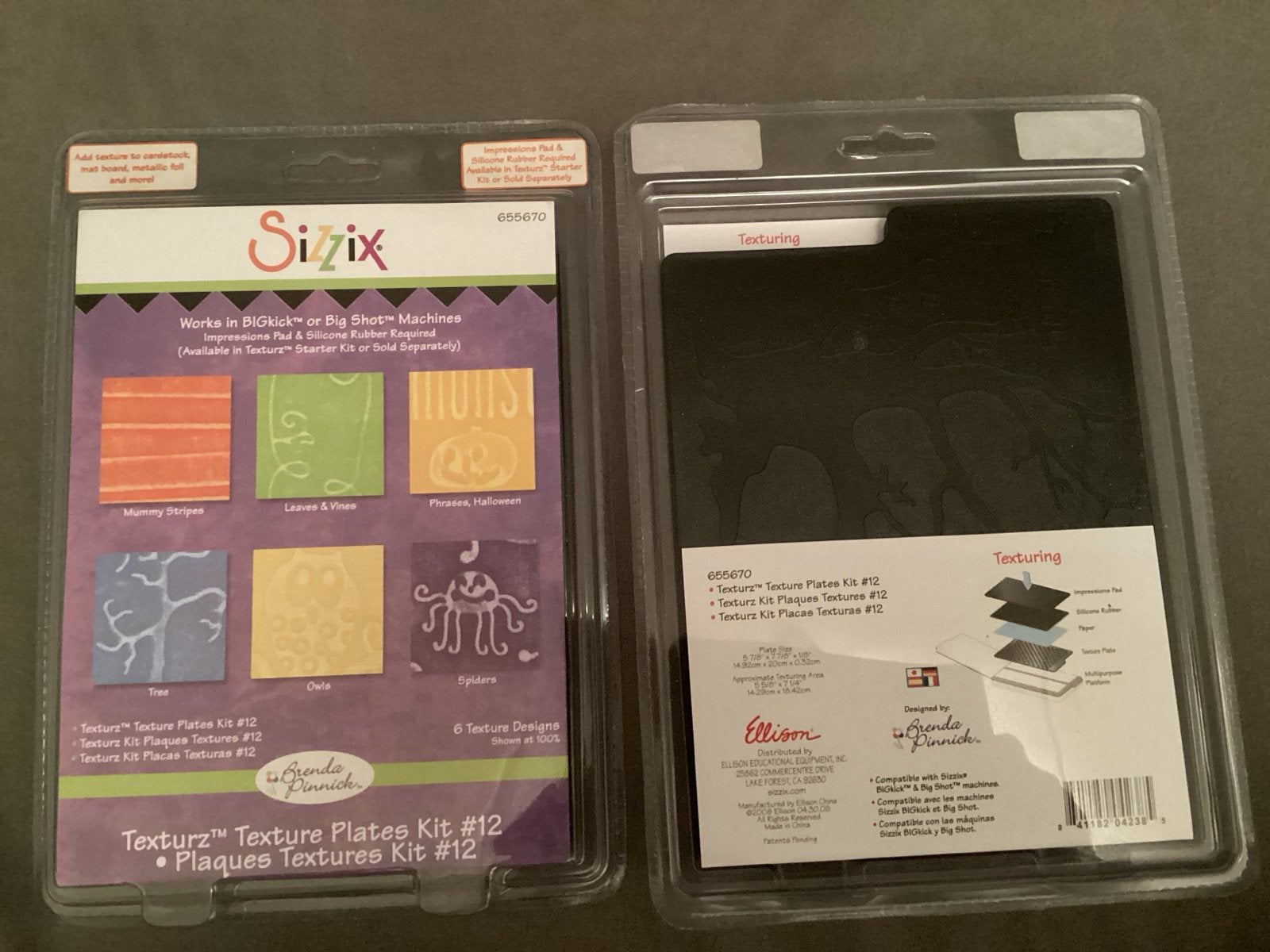 Sizzix Texturz Texture Plates Kit #12 - Nieuw in verpakking, Hobby en Vrije tijd, Kaarten | Zelf maken, Ophalen of Verzenden, Nieuw