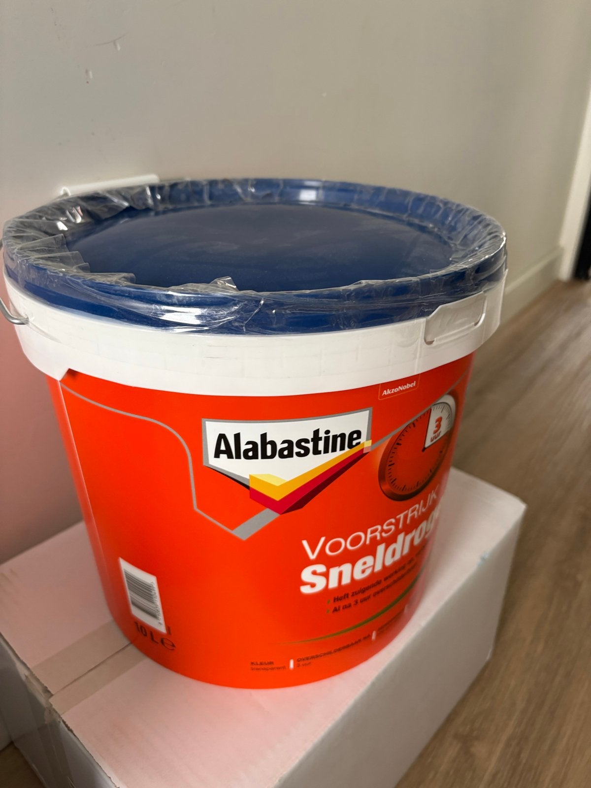 Alabastine Voorstrijk Sneldrogend 10L, Ophalen, Overige kleuren, Nieuw, Verf