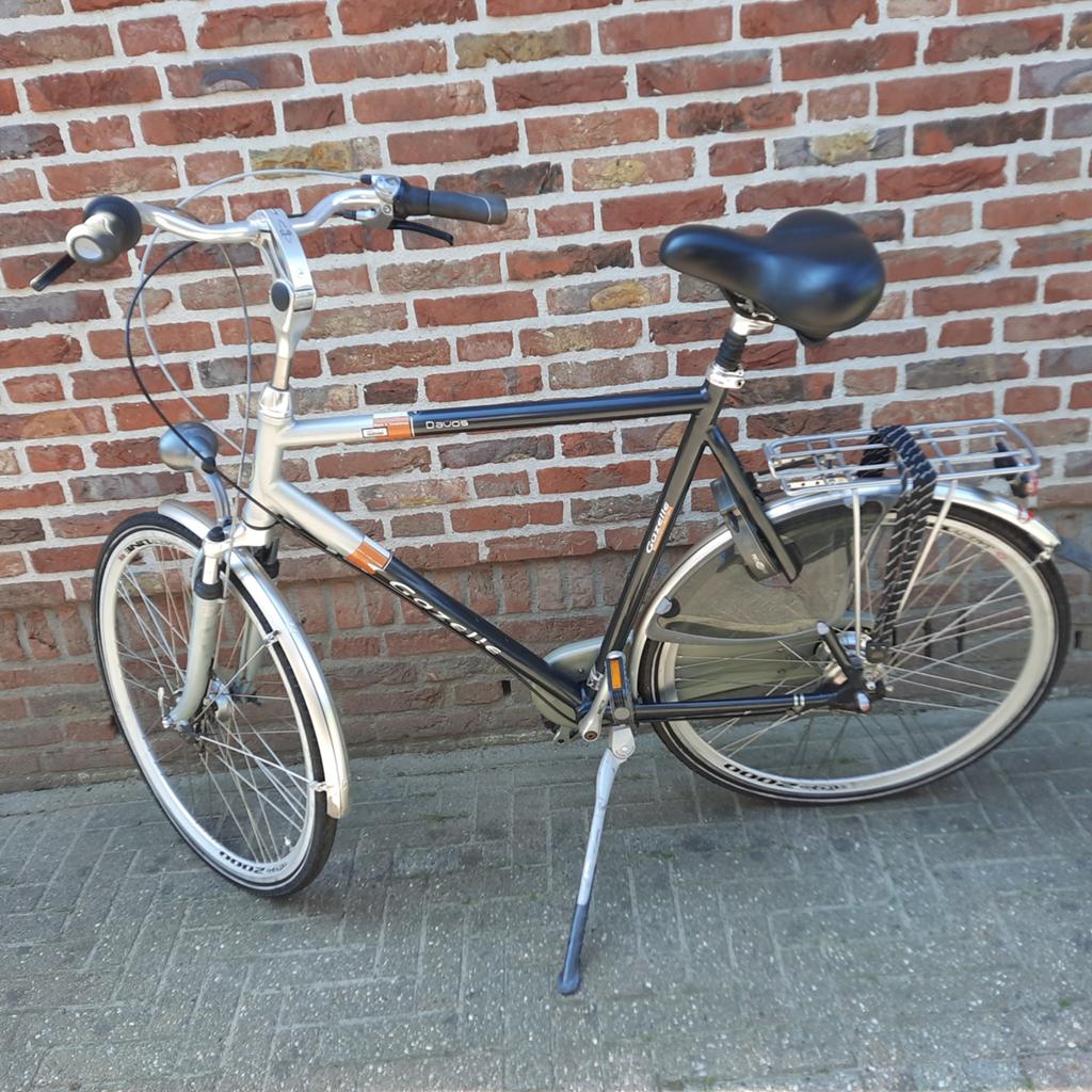 Mooie Gazelle Davos herenfiets 28 inch framehoogte 65 cm !, Ophalen, Gebruikt, Versnellingen, 65 cm of meer