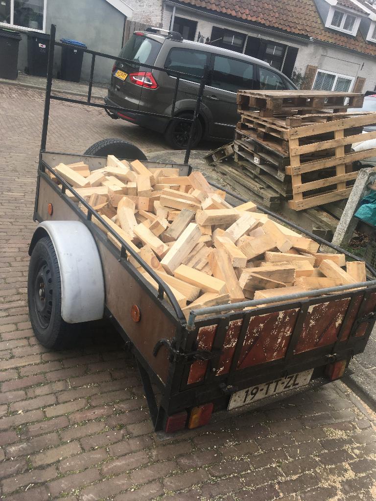 haardhout mix voornamelijk balkhout 1 losgestorte kuub mix, Minder dan 3 m³, Ophalen, Blokken