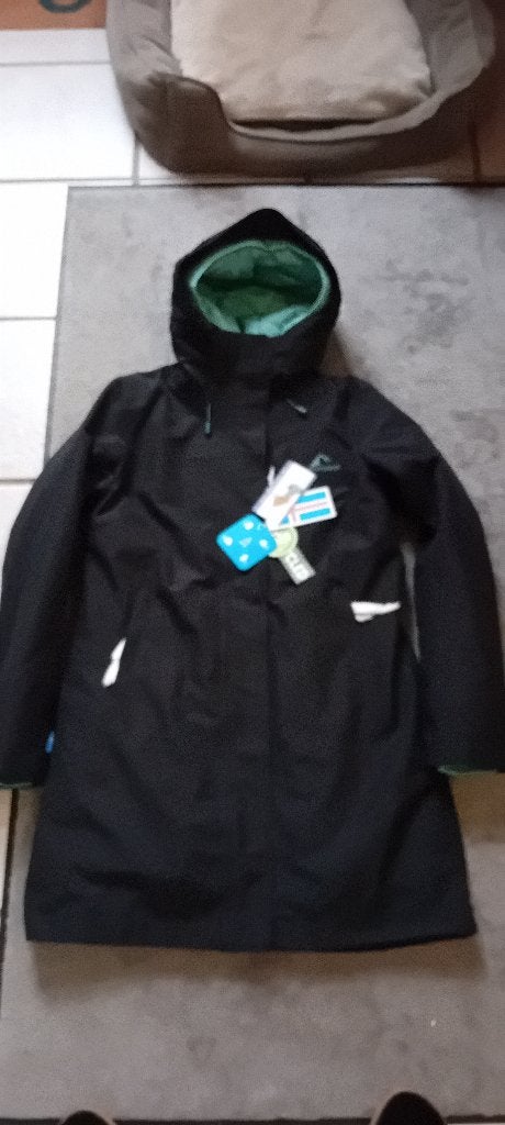 Nieuwe Westfjord parka waterdicht 2-in-1 jas waterdicht M!, Maat 38/40 (M), Westfjord, Zwart, Nieuw