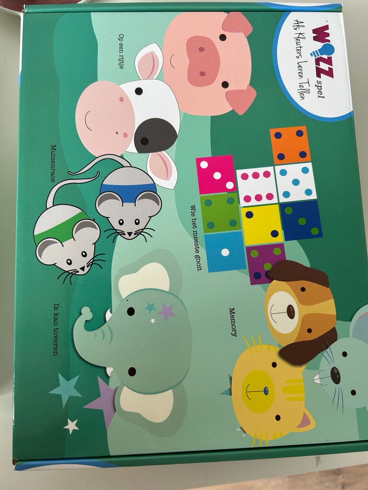 WIZZ spel: Als Kleuters Leren Tellen - Educatief Spel, Ophalen of Verzenden, Gebruikt, Overige typen