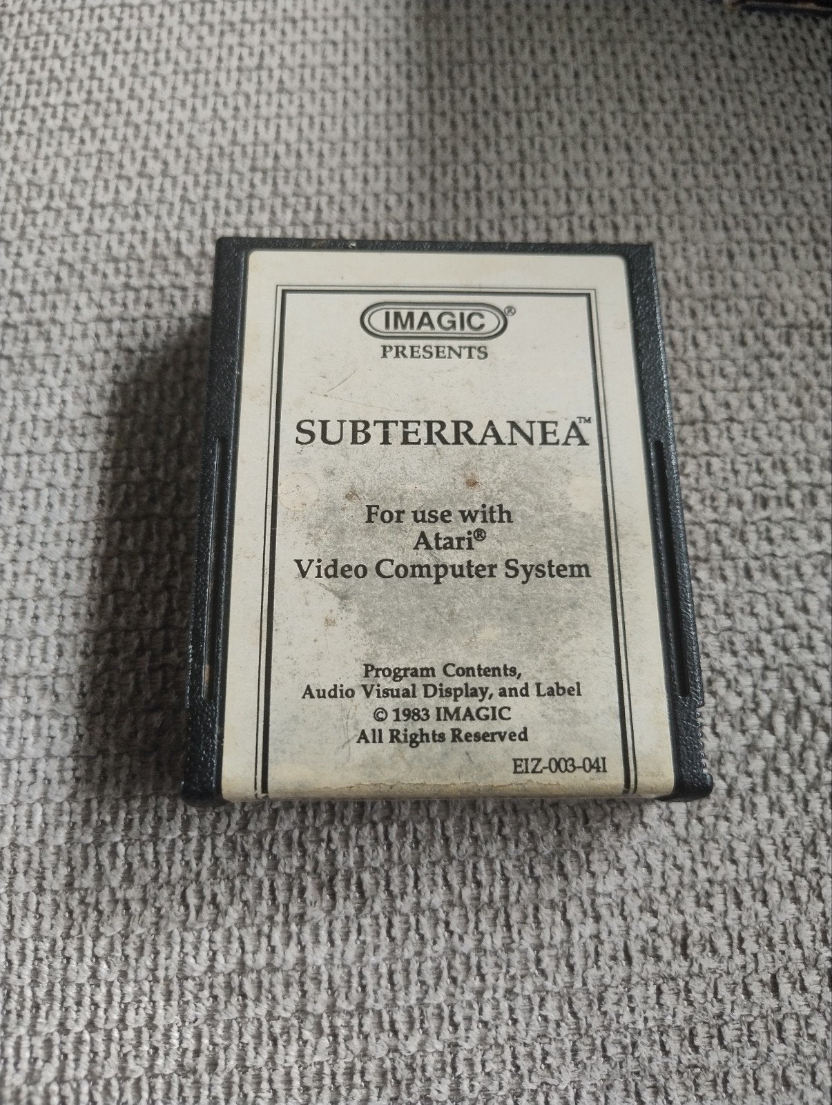 Subterranea Atari Video Computer System Cartridge, Spelcomputers en Games, Games | Atari, Ophalen of Verzenden