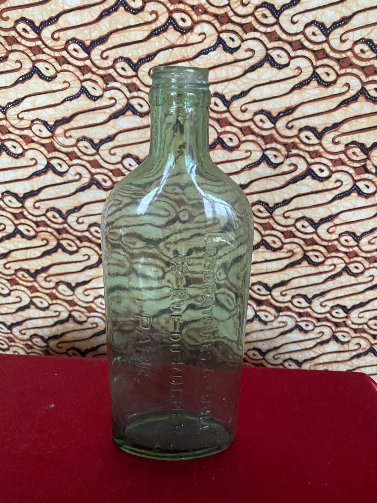 ANTIEK MEDICIJNFLESJE “Laboratoire A. Bailly, Paris”., Ophalen of Verzenden