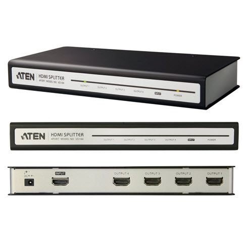 ATEN VS184 4-Port HDMI Splitter, Verzenden, Gebruikt