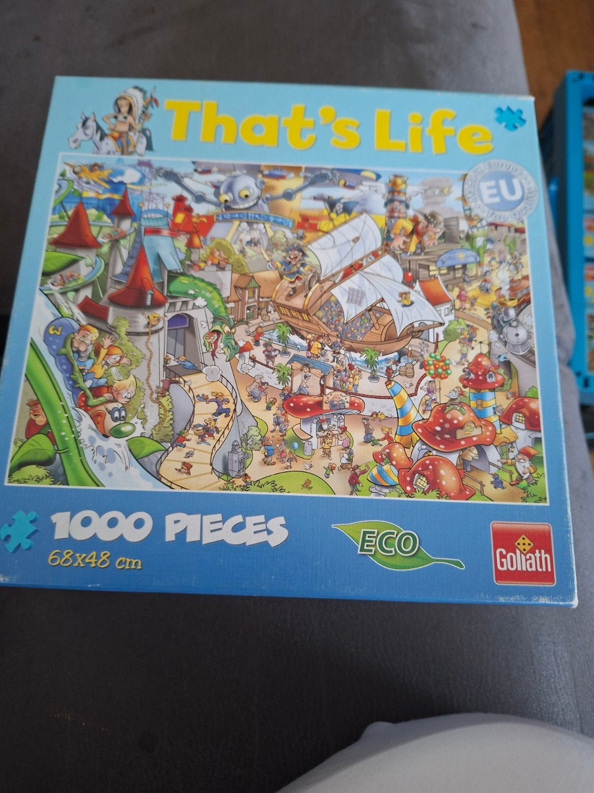 Goliath That's Life Legpuzzel 1000 Stukjes ECO, Ophalen of Verzenden, 500 t/m 1500 stukjes, Gebruikt, Legpuzzel