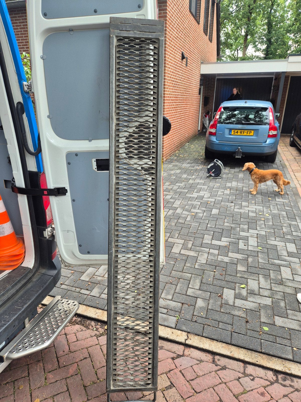 oprijplaat ijzer, Auto diversen, Ophalen