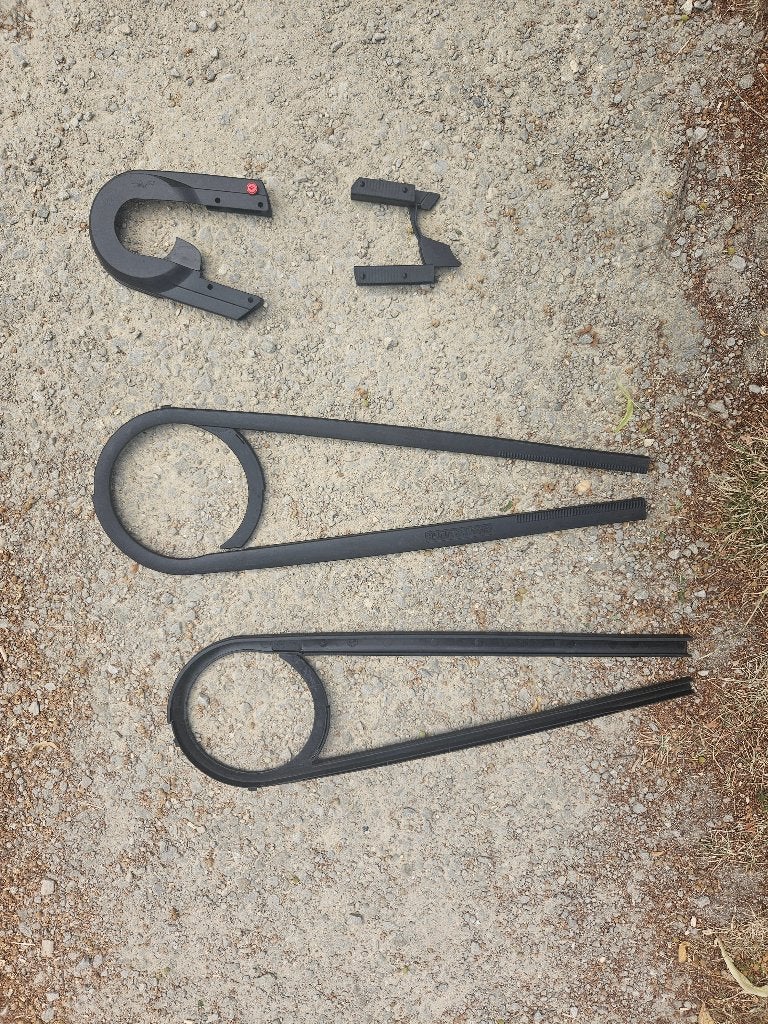 Kettingbeschermers / Chainglider Hebie voor fiets, Overige typen, Kunststof, Zo goed als nieuw, Hebie