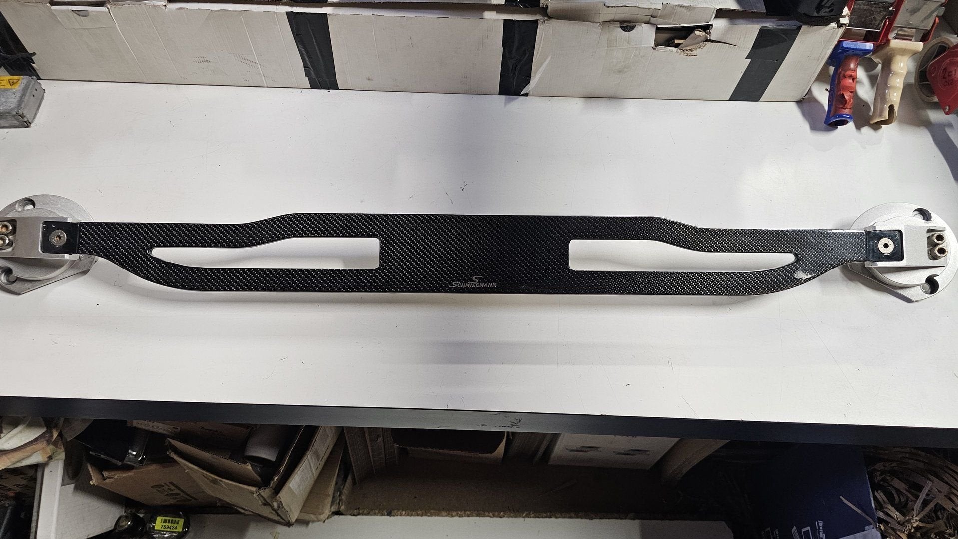 Veerpootbrug strutbar carbonlook BMW 5 serie E60 E61, Ophalen of Verzenden, -, -, -