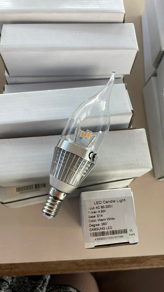 Restpartij Ledlampjes kaars, bieden!, Led-lamp, Minder dan 30 watt, E14 (klein), Nieuw