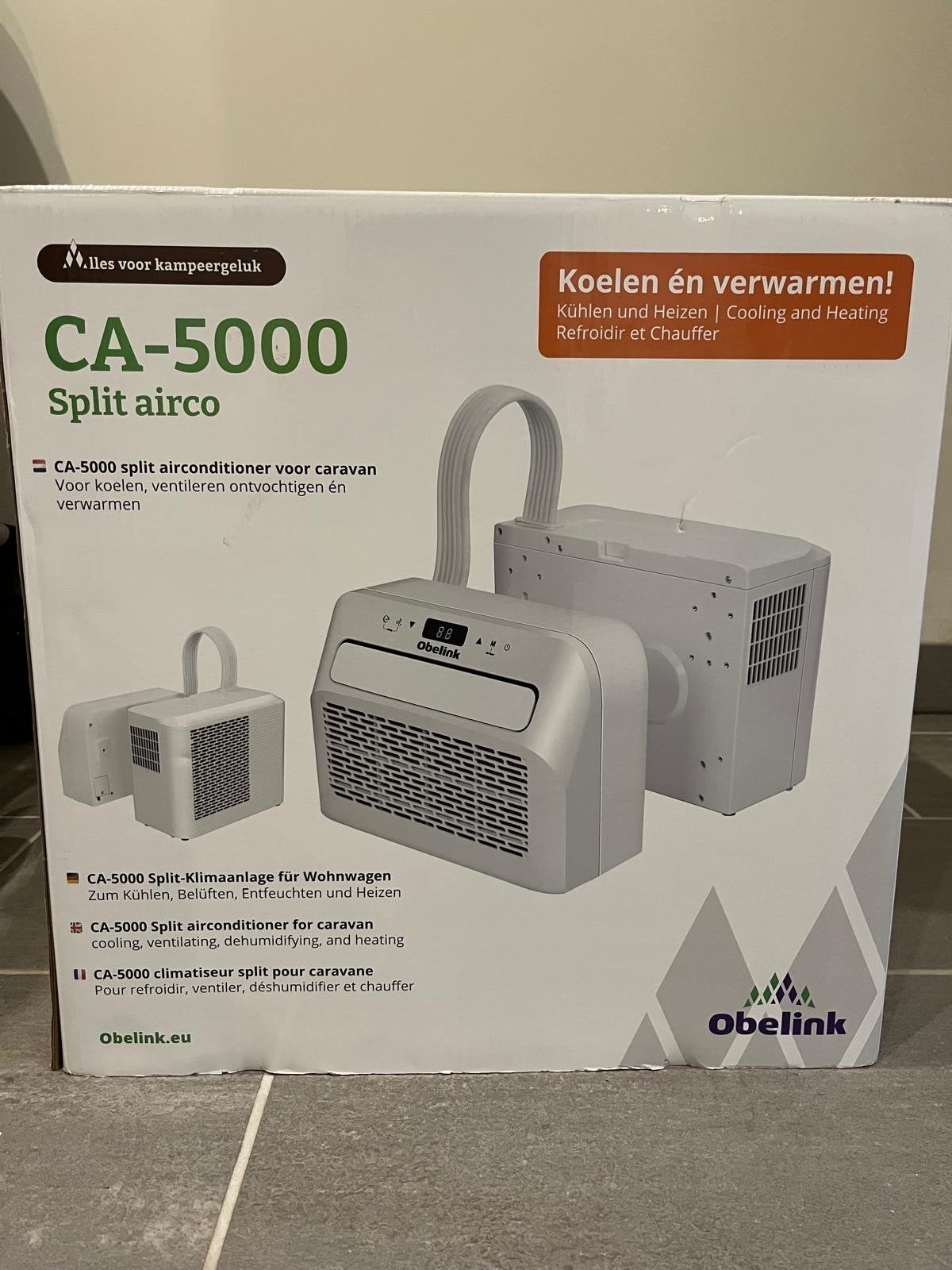 Obelink CA-5000 Split airco - Zo goed als nieuw, Caravans en Kamperen, Ophalen, Zo goed als nieuw