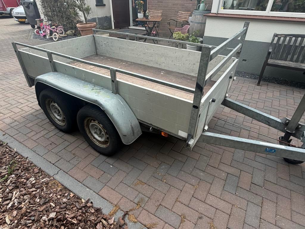 Anssem aanhangwagen - Dubbelasser, Ophalen of Verzenden, Gebruikt