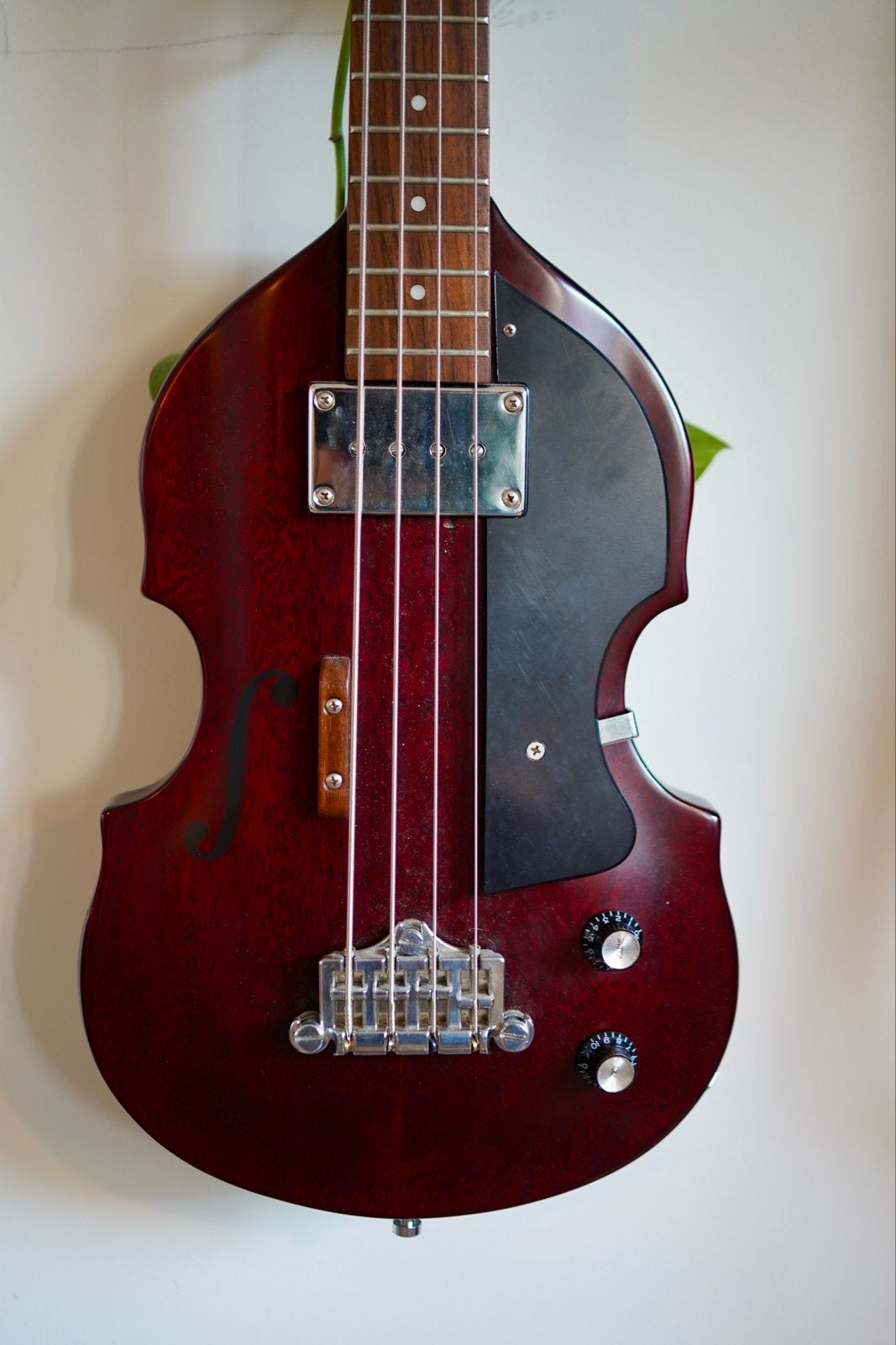 Epiphone EB-1 cherry, izgst, Ophalen, Zo goed als nieuw, Elektrisch