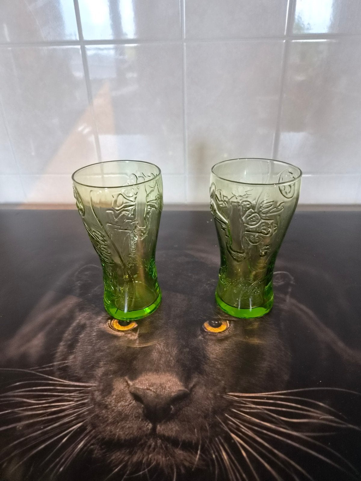 Coca Cola McDonald's WK Glazen Groen - Per stuk of set, Ophalen of Verzenden, Nieuw