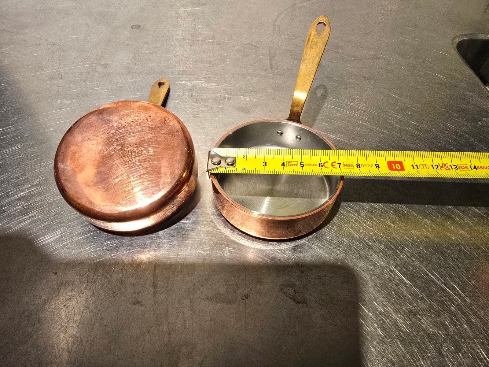 De Buyer Inocuivre koperen steelpannetjes met RVS binnenkant, Koper, De Buyer, Nieuw, Ophalen of Verzenden