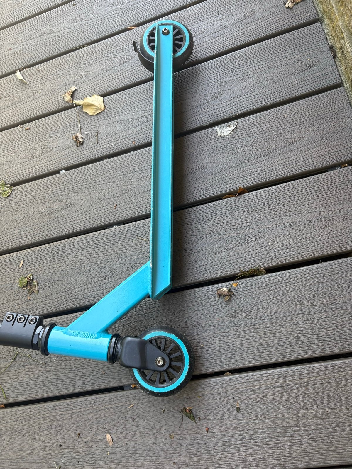 Stuntstep Black Dragon - Blauw/Zwart met lichte krasjes, Fietsen en Brommers, Steps, Ophalen, Gebruikt, Gewone step