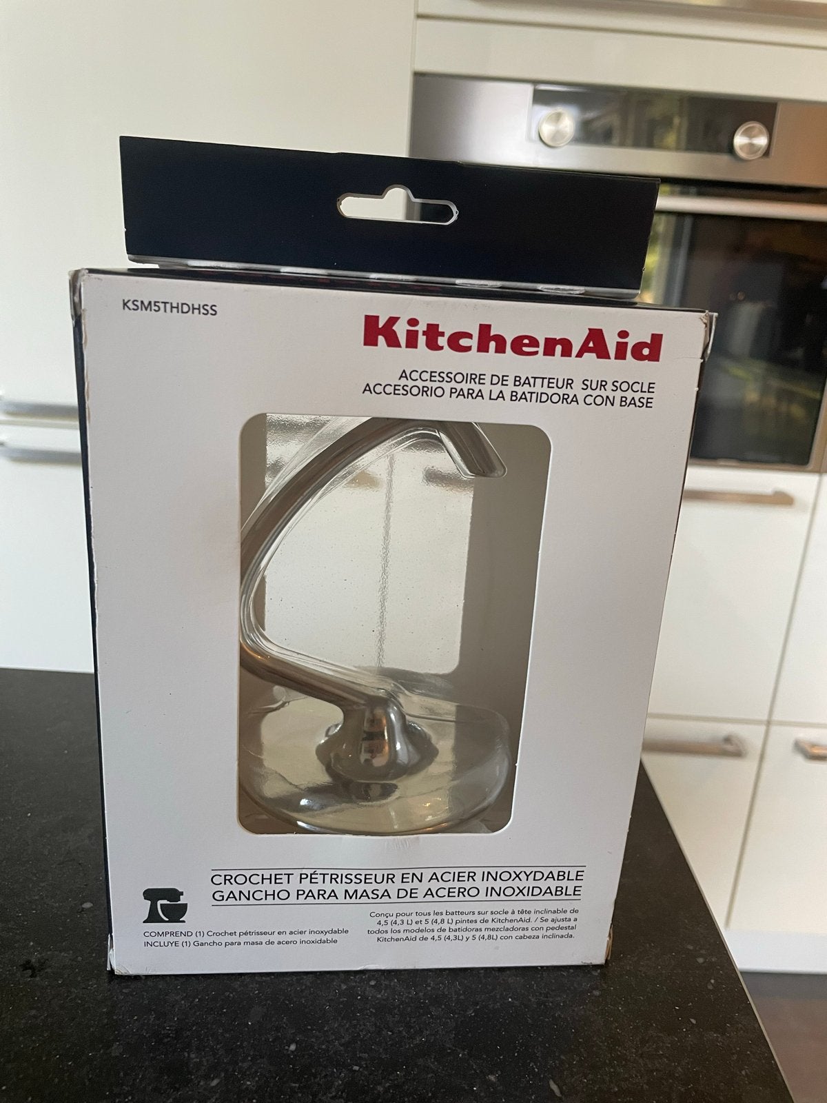 KitchenAid RVS Deeghaak KSMSTHDHSS - Nieuw in doos, Ophalen of Verzenden, Nieuw