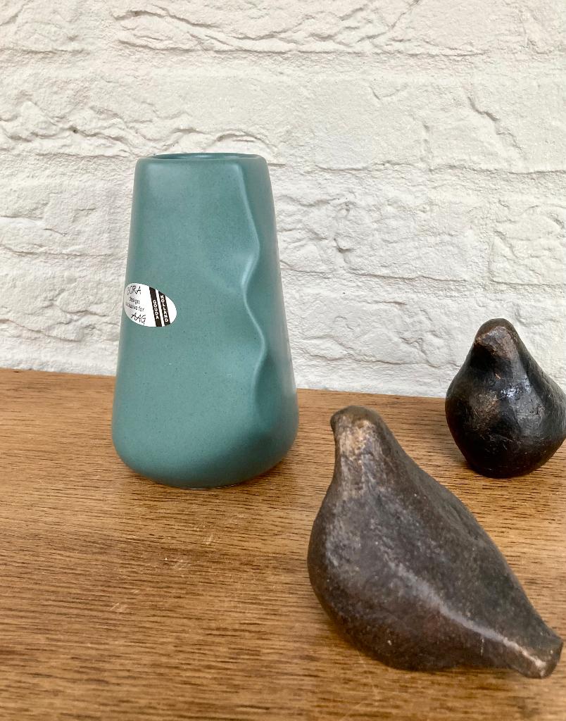 Bora design AAG Gouda: keramische design vaas, Overige kleuren, Aardewerk of Porselein, Ophalen of Verzenden, Zo goed als nieuw