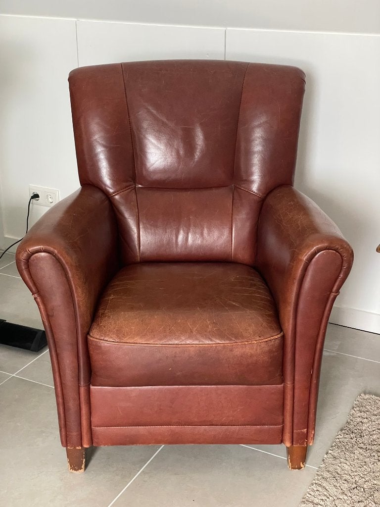 fauteuil, Huis en Inrichting, Ophalen, Gebruikt, Klassiek, 75 tot 100 cm