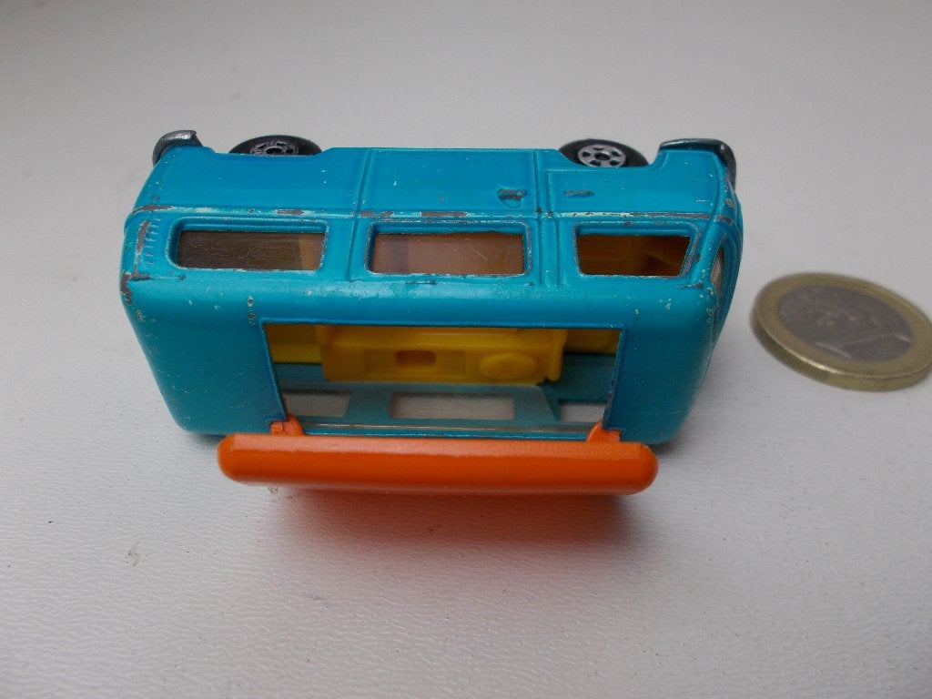 1970 Matchbox Series No. 23. VOLKSWAGEN CAMPER + ORANJE DAK!, Ophalen of Verzenden, Zo goed als nieuw, Bus of Vrachtwagen, Matchbox