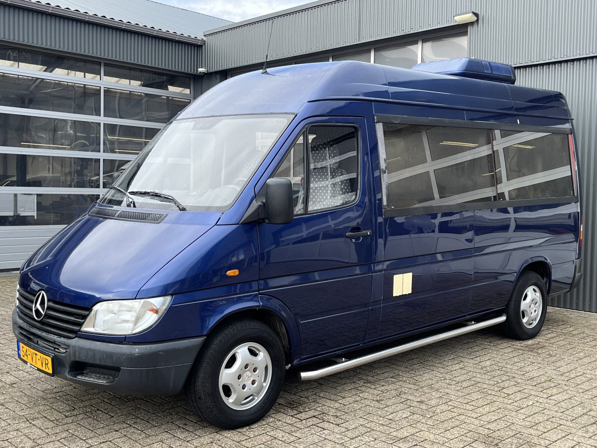Mercedes-Benz Sprinter 313 CDI 2.2 355 Standairco Luifel Sta, Auto's, Bestelauto's, Gebruikt, 4 cilinders, 2000 kg, Blauw