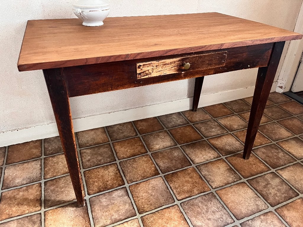 boeren tafel, Ophalen, 50 tot 100 cm, 100 tot 150 cm, Vintage