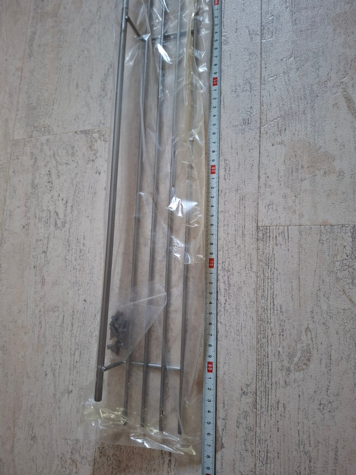 Nieuw kruidenrekje chroom 87 cm in folie, Ophalen, Overige typen, Metaal, Nieuw