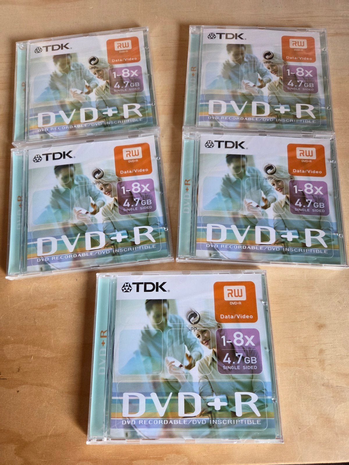 5x TDK DVD+R 4.7GB 1-8x RW Data/Video (Nieuw), Computers en Software, Beschrijfbare discs, Ophalen of Verzenden, Nieuw, Dvd, TDK