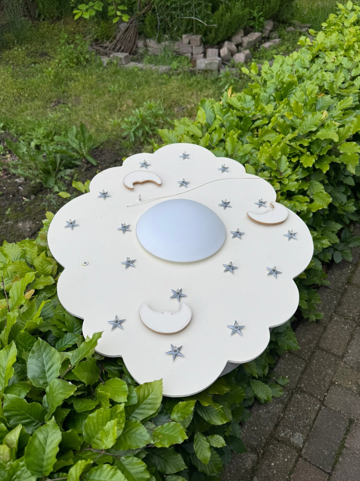 Nachtlampje Wolk met Sterren en Manen, Kinderen en Baby's, Kinderkamer | Inrichting en Decoratie, Ophalen, Gebruikt, Lamp