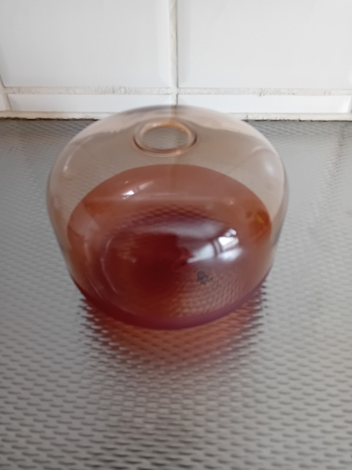 Riverdale vaasje - Bruin/Transparant glas, Ophalen of Verzenden, Zo goed als nieuw, Bruin, Glas