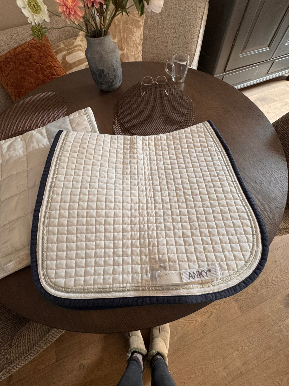 Te koop anky dressuur dekje wit full, Ophalen of Verzenden, Zo goed als nieuw