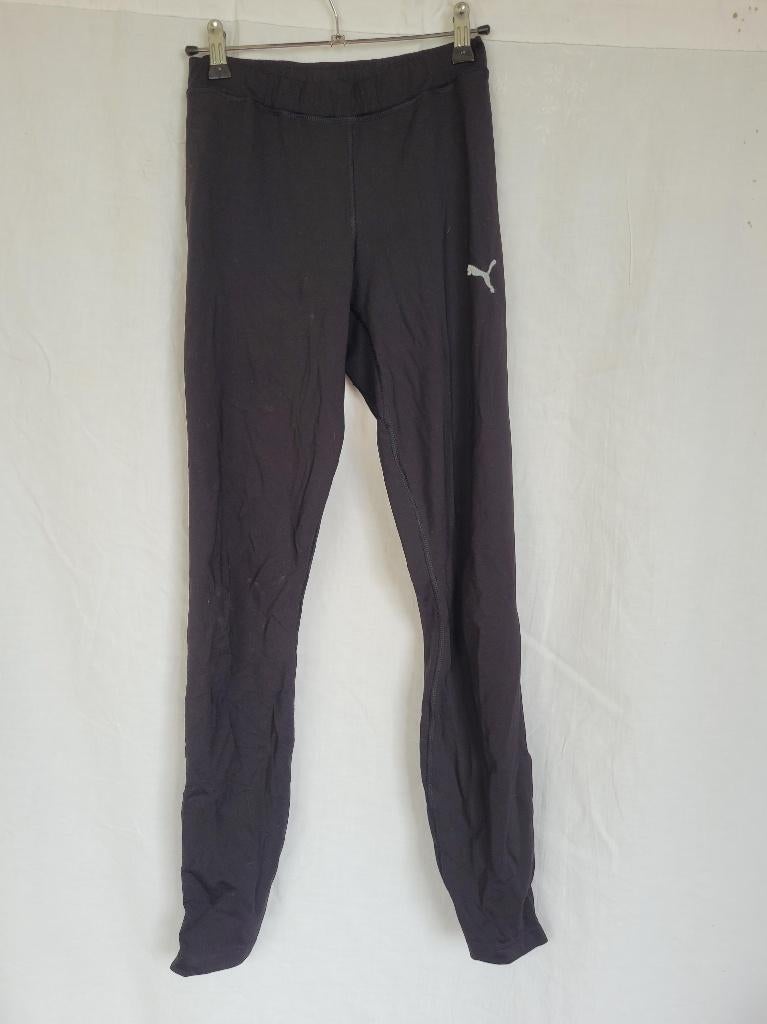 Zwarte sportbroek mt 44/46 merk Puma, Kleding | Heren, Sportkleding, ., Zwart, Ophalen of Verzenden, Zo goed als nieuw