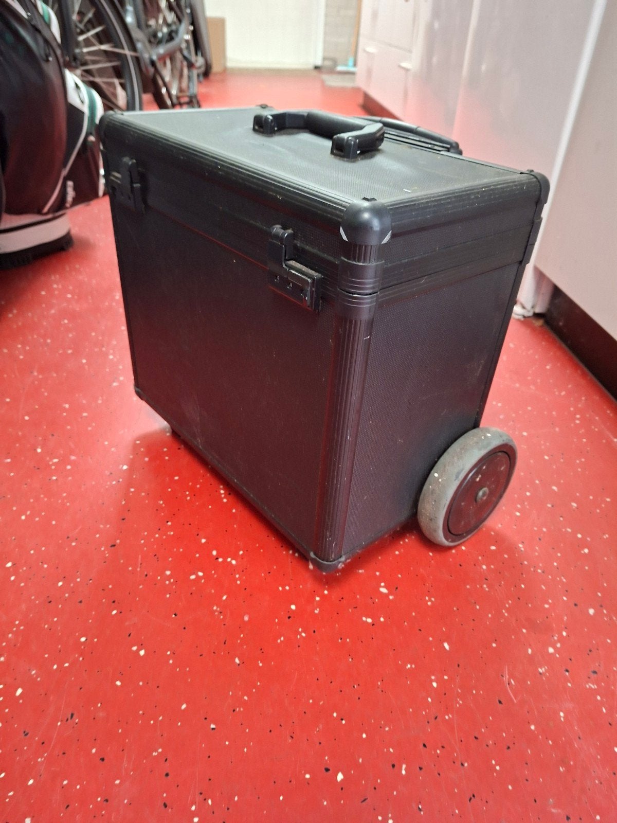 Hulshof Mobiele Kantoor Trolley - Zwart, Gebruikt, 20 tot 30 cm, Zwart, Minder dan 40 cm